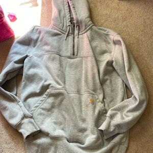 Rain defender Loose Fit carhartt quarter zip hoodie